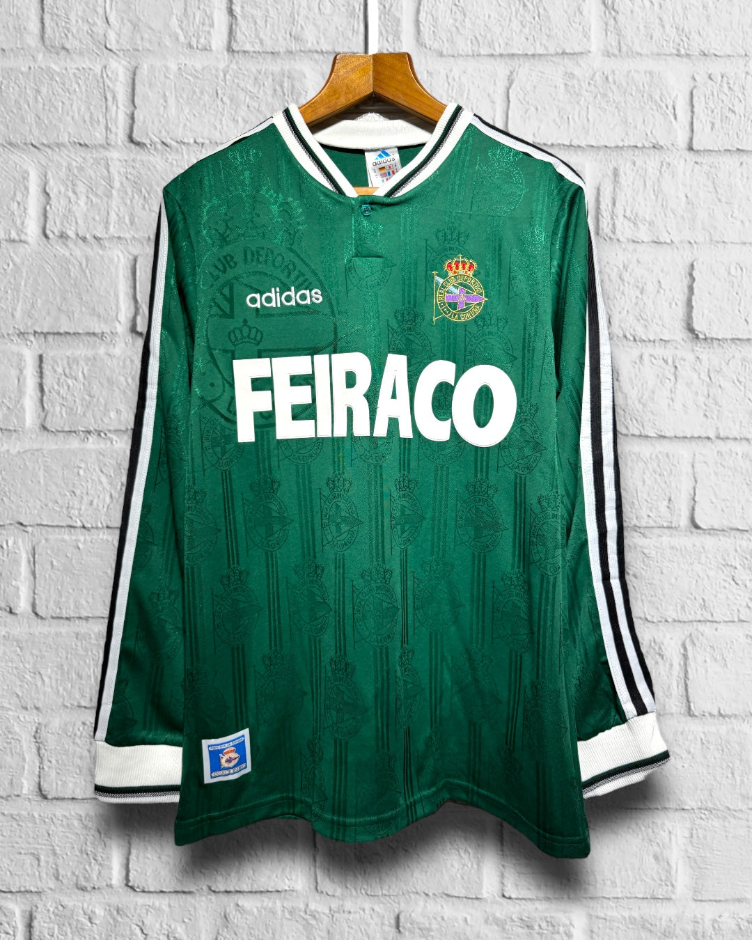 Jersey Retro Deportivo la Coruña 1999 2000 Tercero Manga Larga