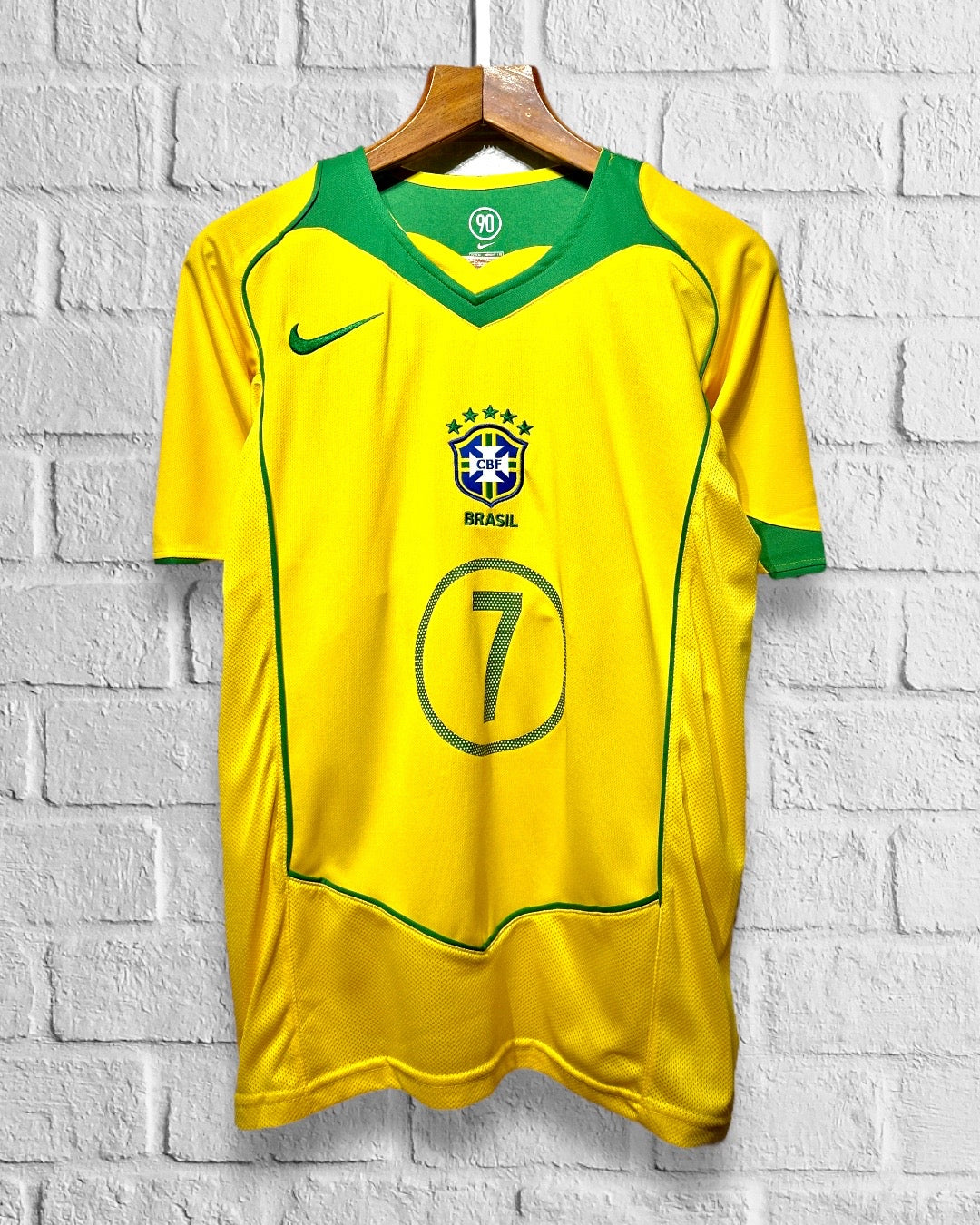 Jersey Retro Brasil 2004 2006 Local Adriano