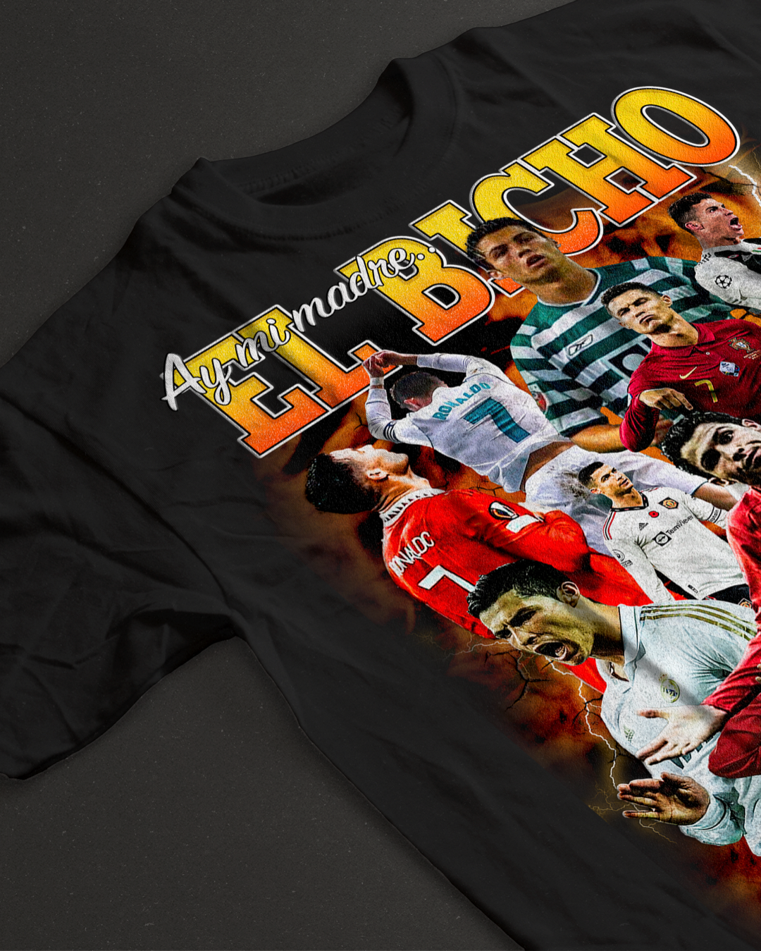 Playera Cristiano Ronaldo CR7 "El Bicho" detalle