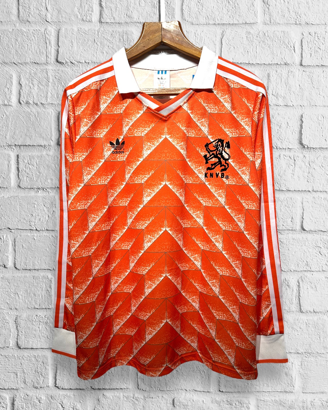 Jersey Retro Holanda 1988 Local Gullit Manga Larga