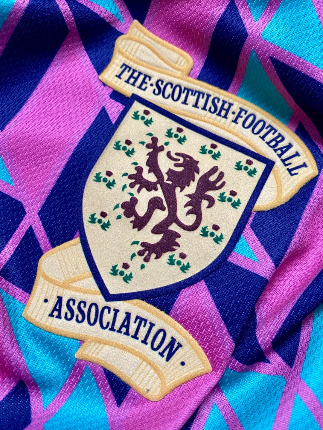 Jersey Retro Escocia 1989 Rosa