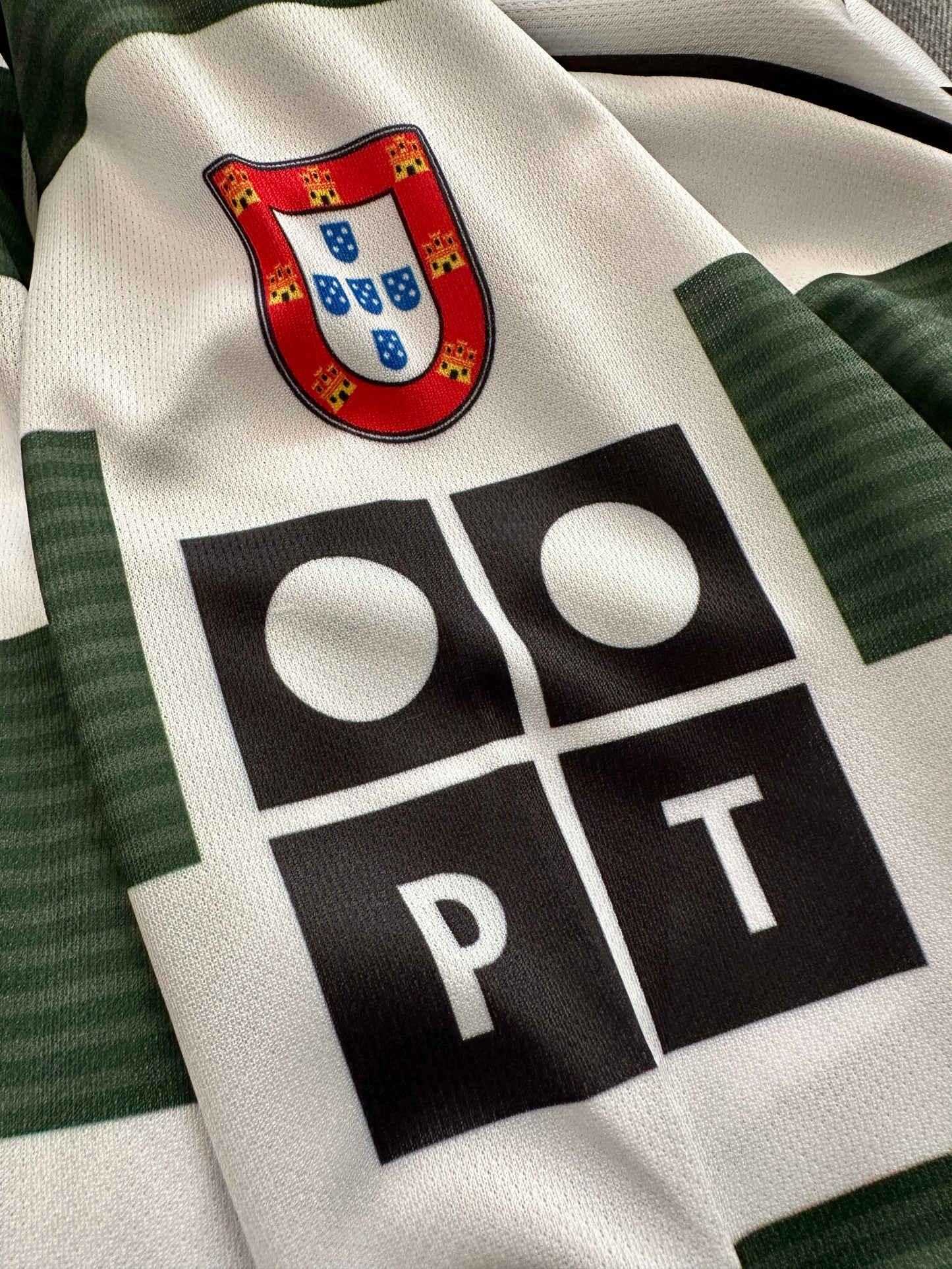 Jersey Retro Sporting de Lisboa 2001 2003 Cristiano Ronaldo Manga Larga