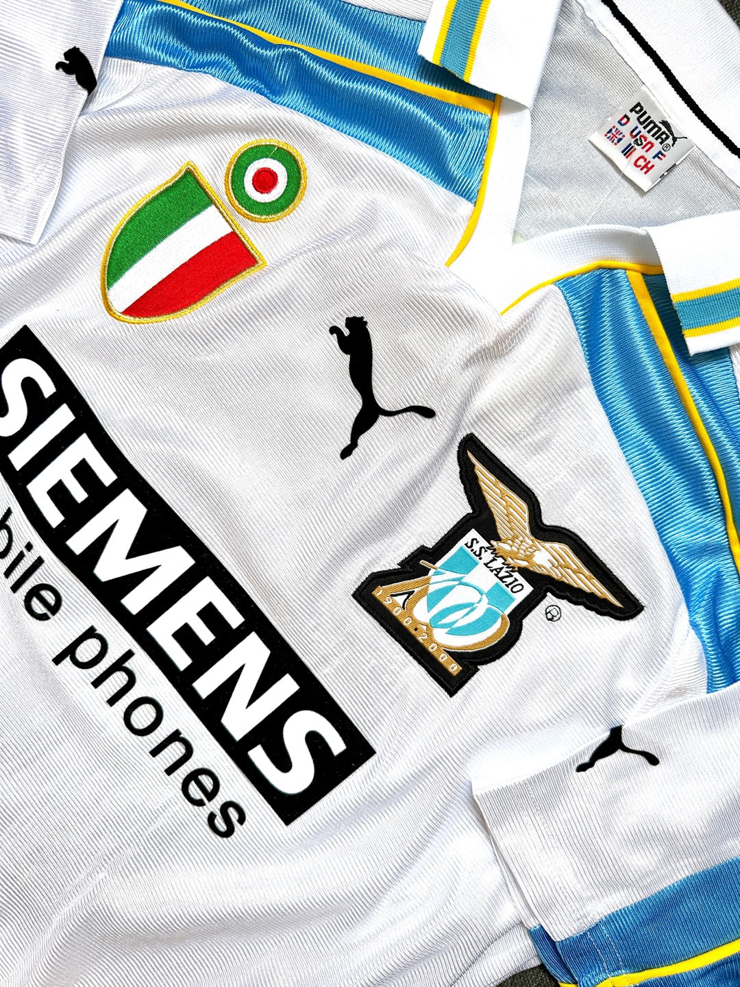 Jersey Retro Lazio 2000 2001 Visita Crespo detalle