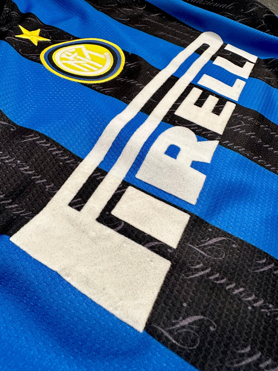 Jersey Retro Inter Milan 1997 1998 Local Ronaldo sponsor