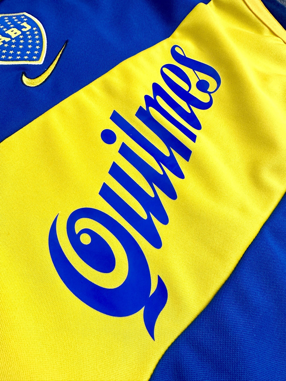 Jersey Retro Boca Juniors 2001 2002 Local Detalle