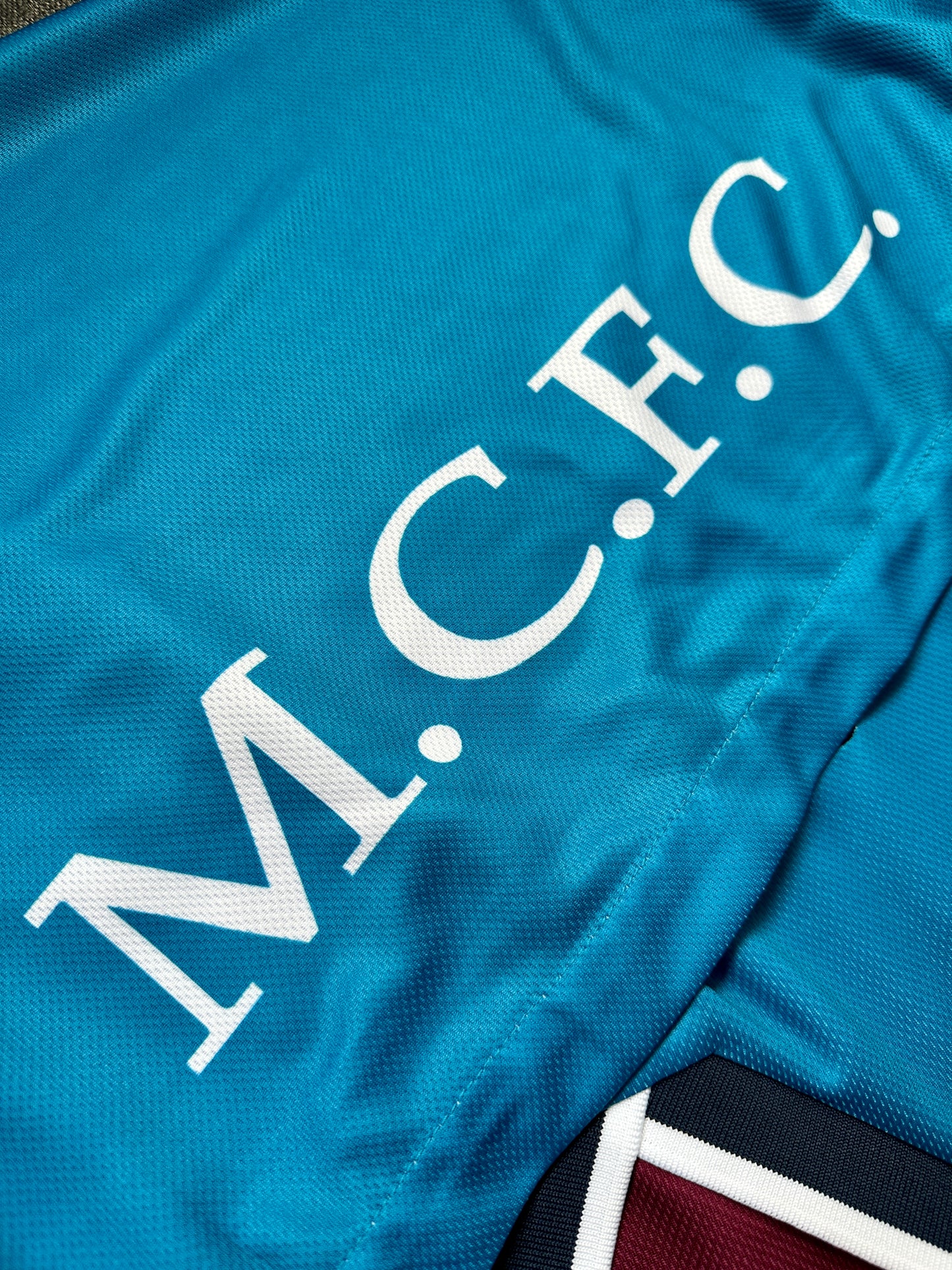Jersey Retro Manchester City 1997 1999 Local espalda