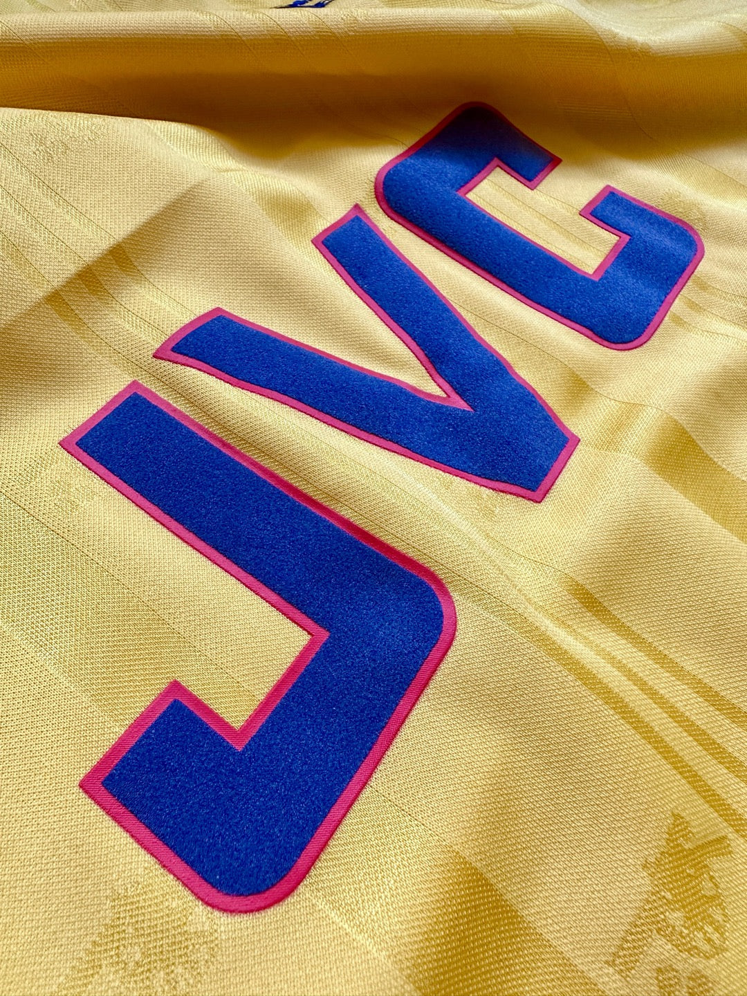 Jersey Retro Arsenal 1989 1991 Visitante Manga Larga sponsor