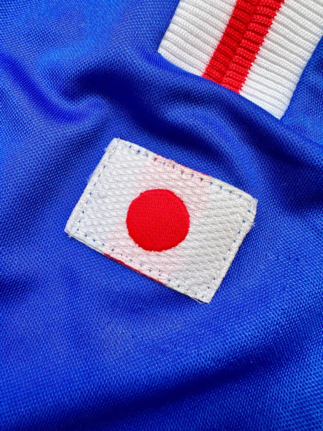 Jersey Retro Japon 2000 2001 Local Manga Larga bandera pecho