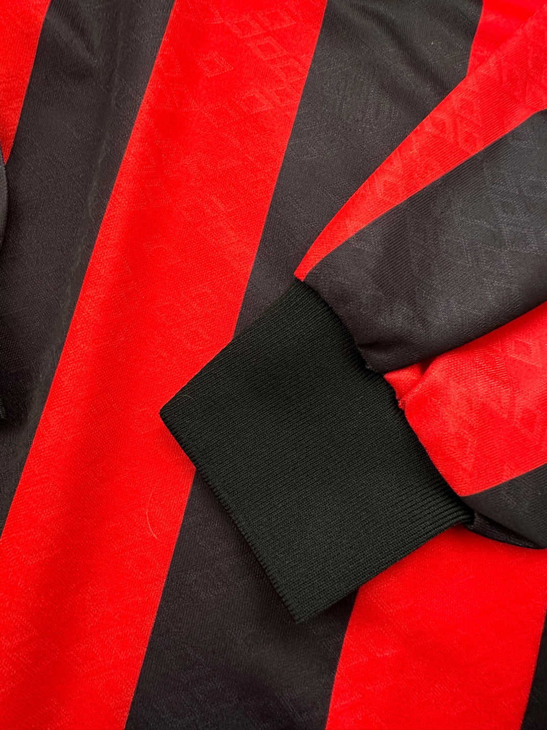 Jersey Retro Milan 1989 2000 Manga Larga MANGA