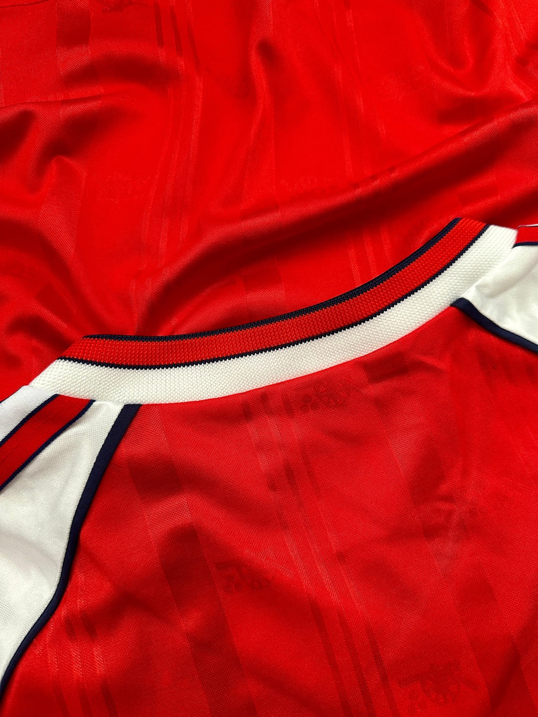 Jersey Retro Arsenal 1989 1991 Local Manga Larga cuello