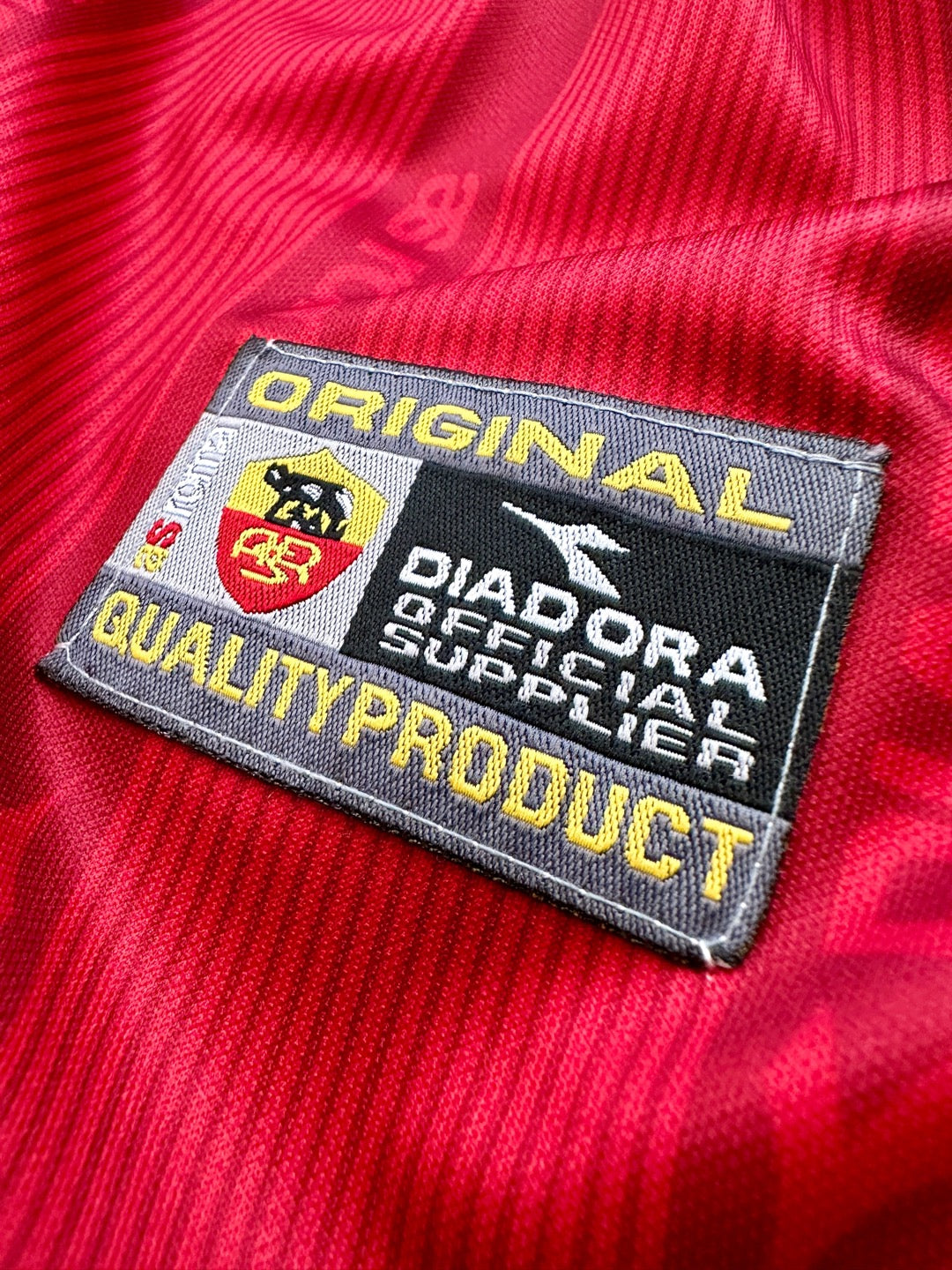 Jersey Retro Roma 1999 2000 Local Totti etiqueta