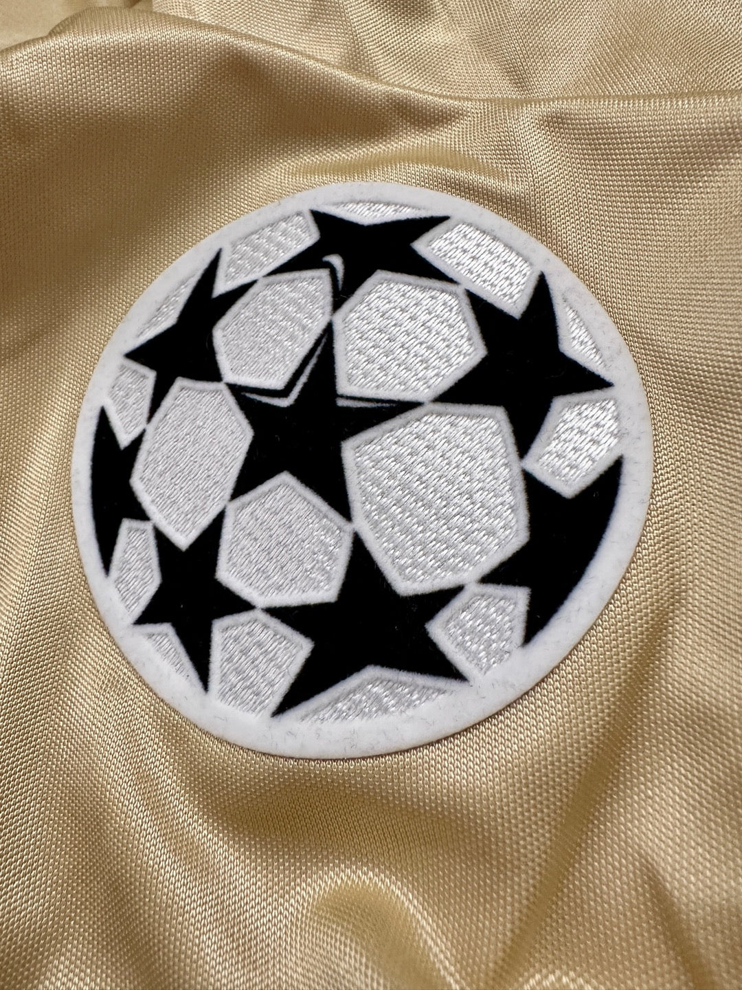 Jersey Retro Barcelona 2001 2002 Champions League Riquelme parche