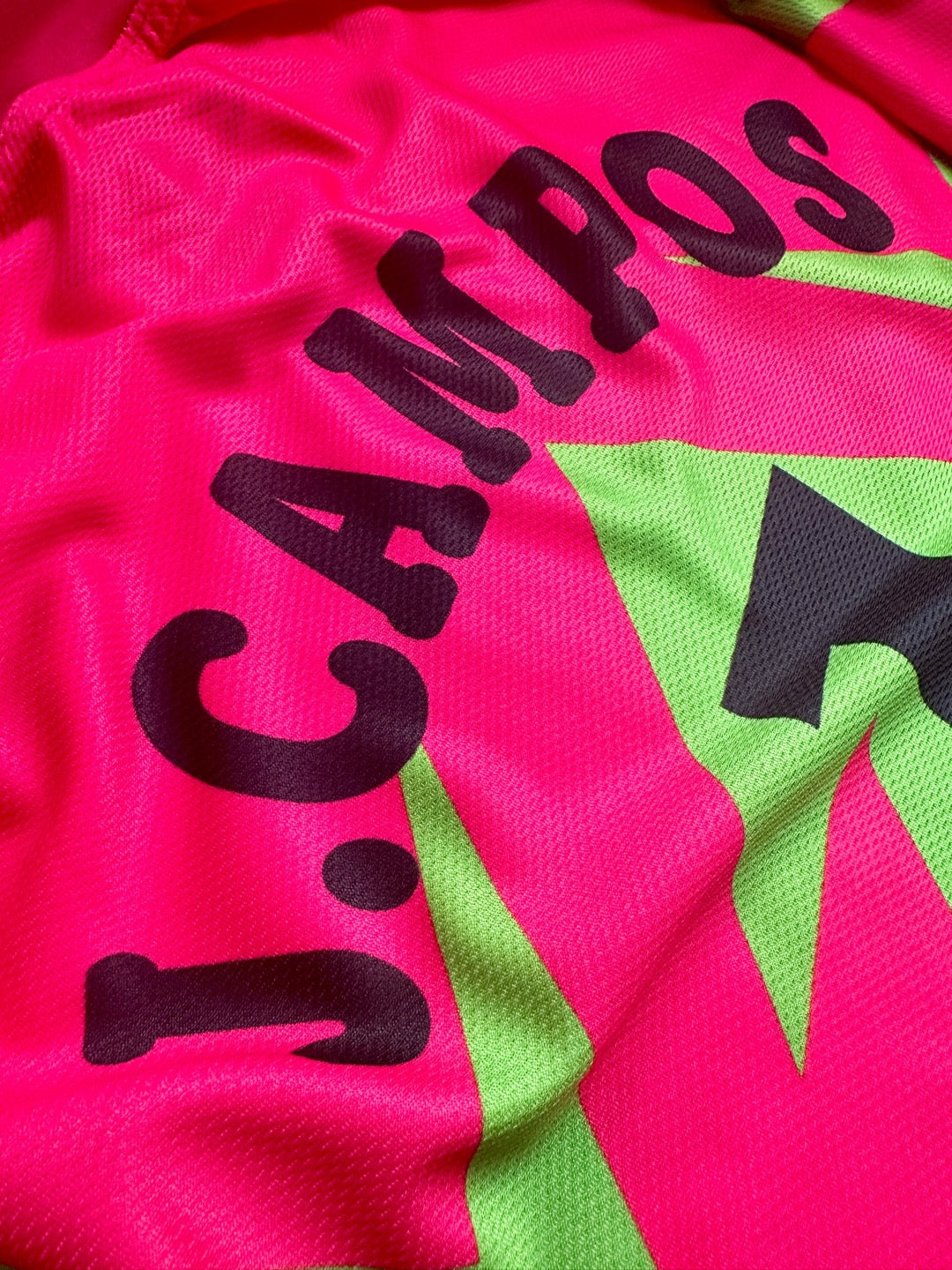 Jersey Retro México Campos Clasico Portero detalle 2