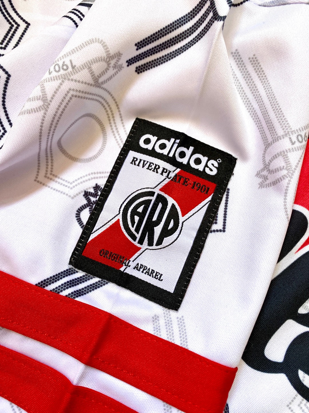 Jersey Retro River Plate 1996 1997 Local ETIQUETA