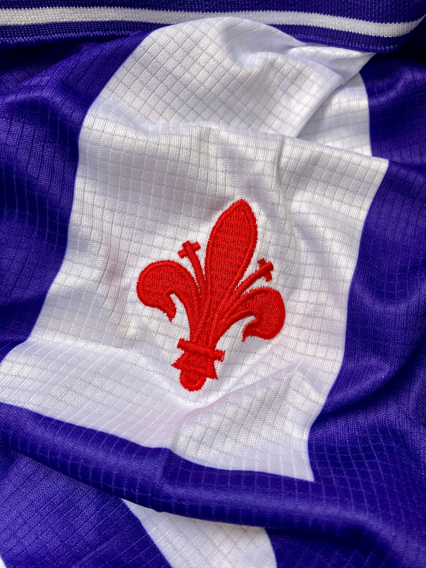 Jersey Retro Fiorentina 1998 1999 Local Batistuta Manga Larga bordado