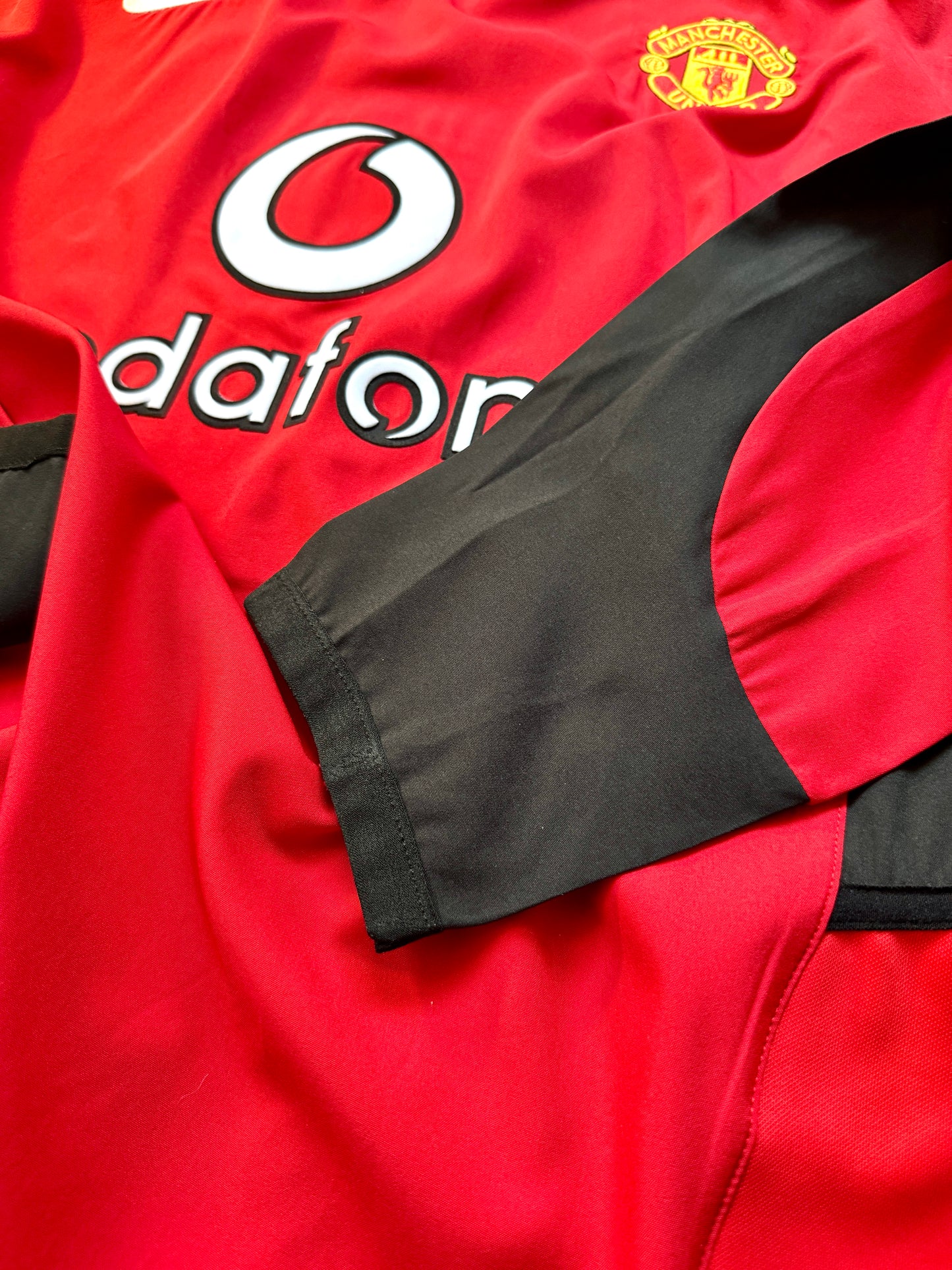 Jersey Retro Manchester United 2002 2003 2004 Local Ronaldo Manga Larga