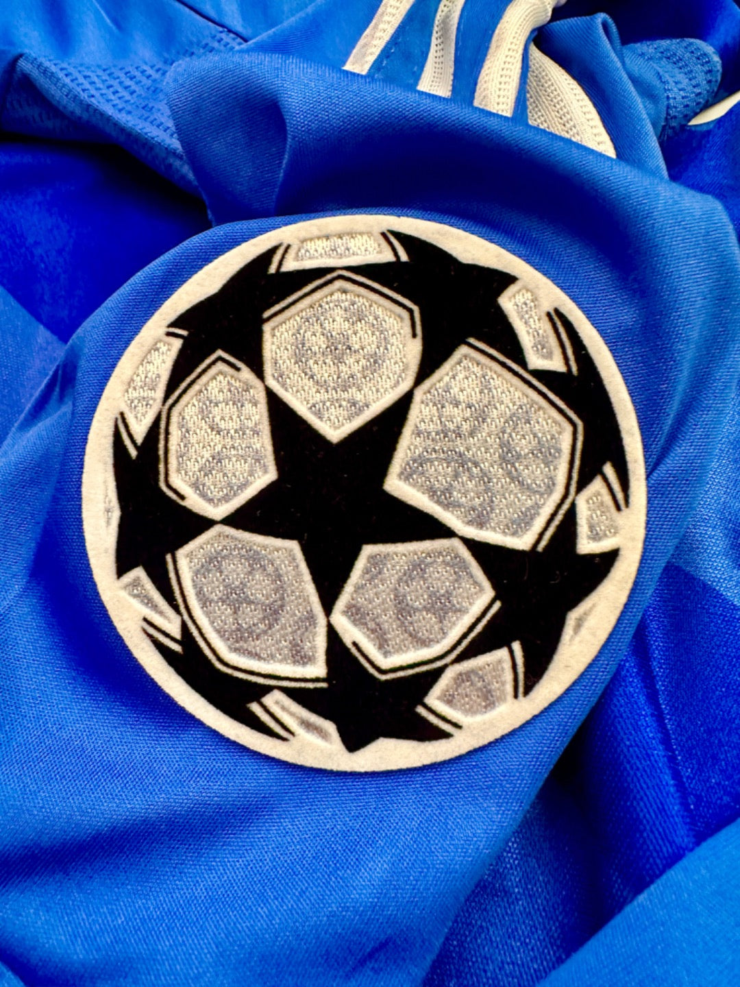 Jersey Retro Chelsea 2011 2012 Local Manga Larga Champions League parche