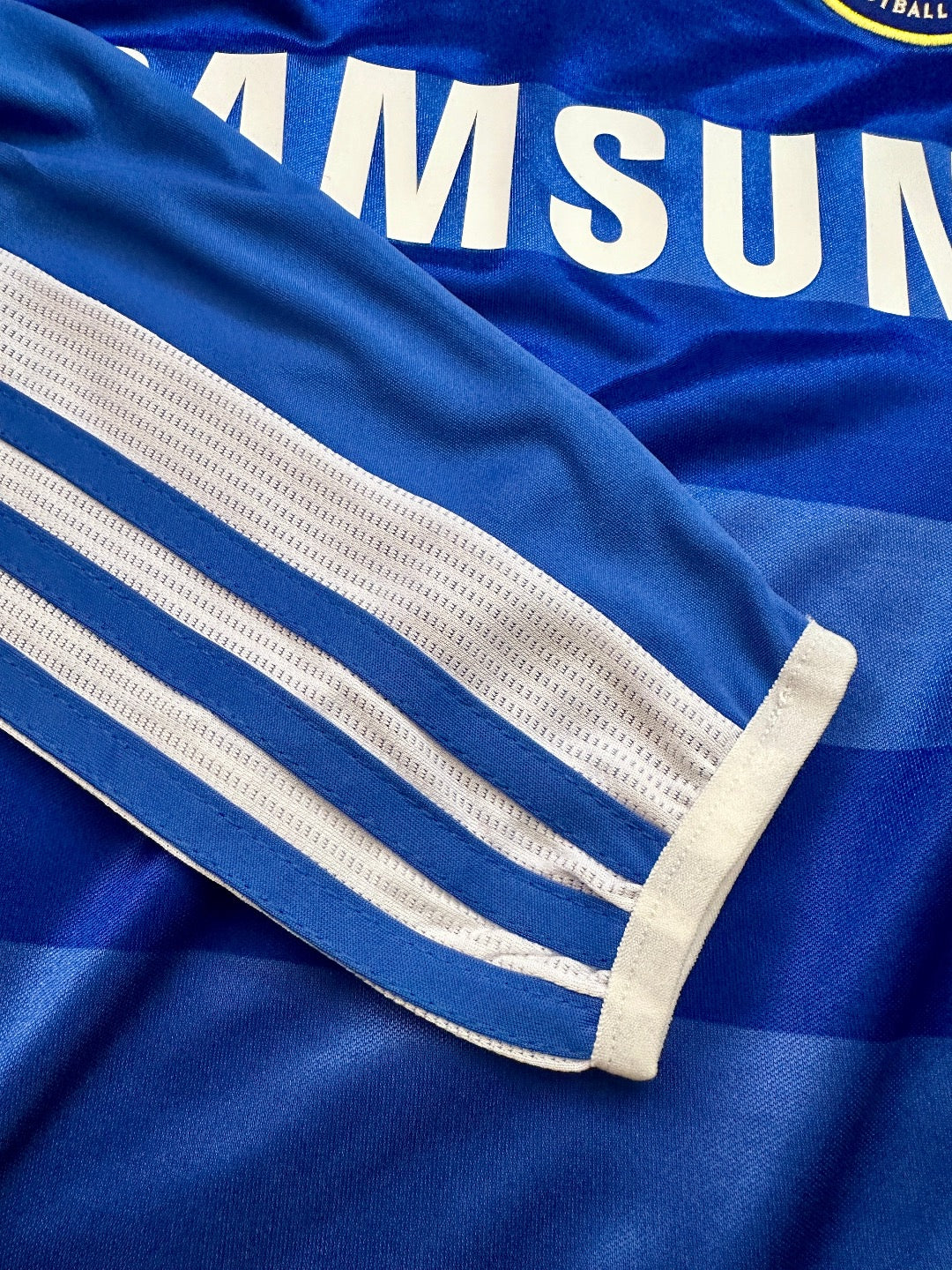 Jersey Retro Chelsea 2011 2012 Local Manga Larga Champions League