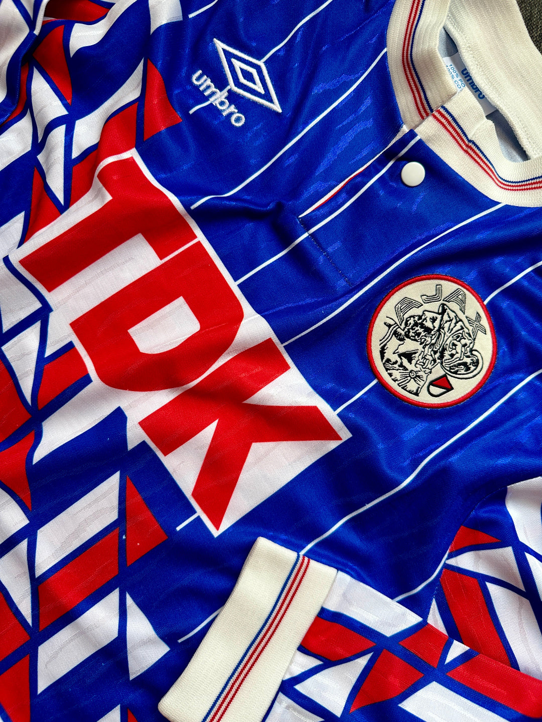 Jersey Retro Ajax 1990 Visitante Manga Larga