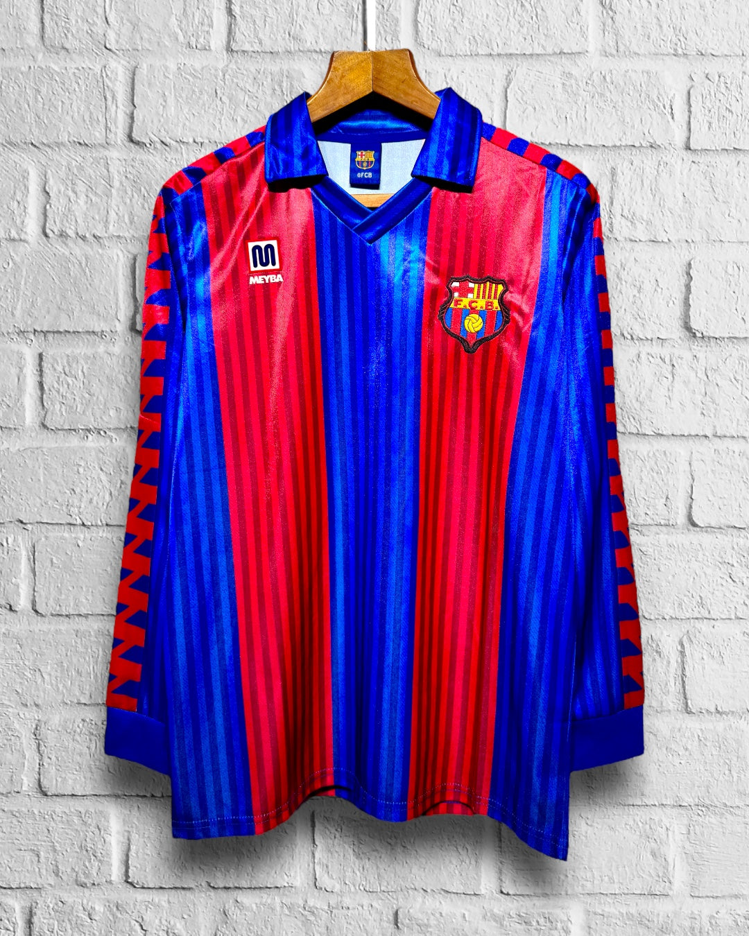 Jersey Retro Barcelona 1992 1993 Local Manga Larga
