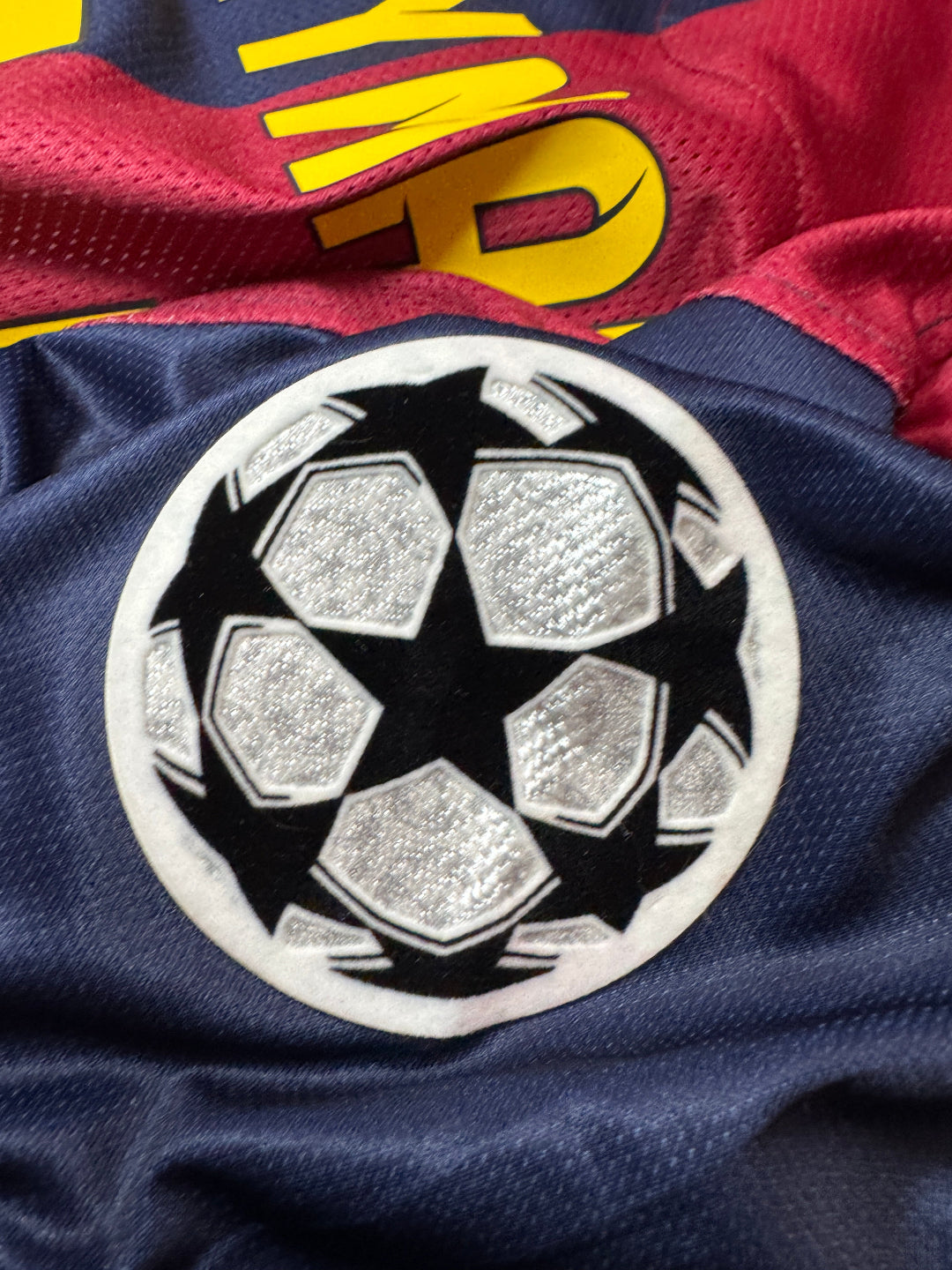 Jersey Retro Barcelona 2014 2015 Local Neymar Jr Champions League