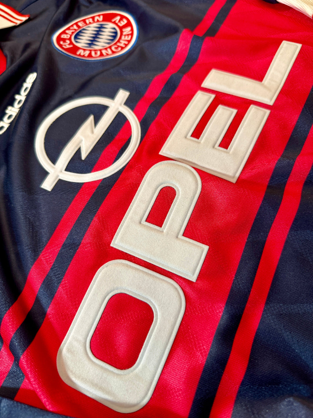 Jersey Retro Bayern Munich 1997 1998 Visitante Manga Larga