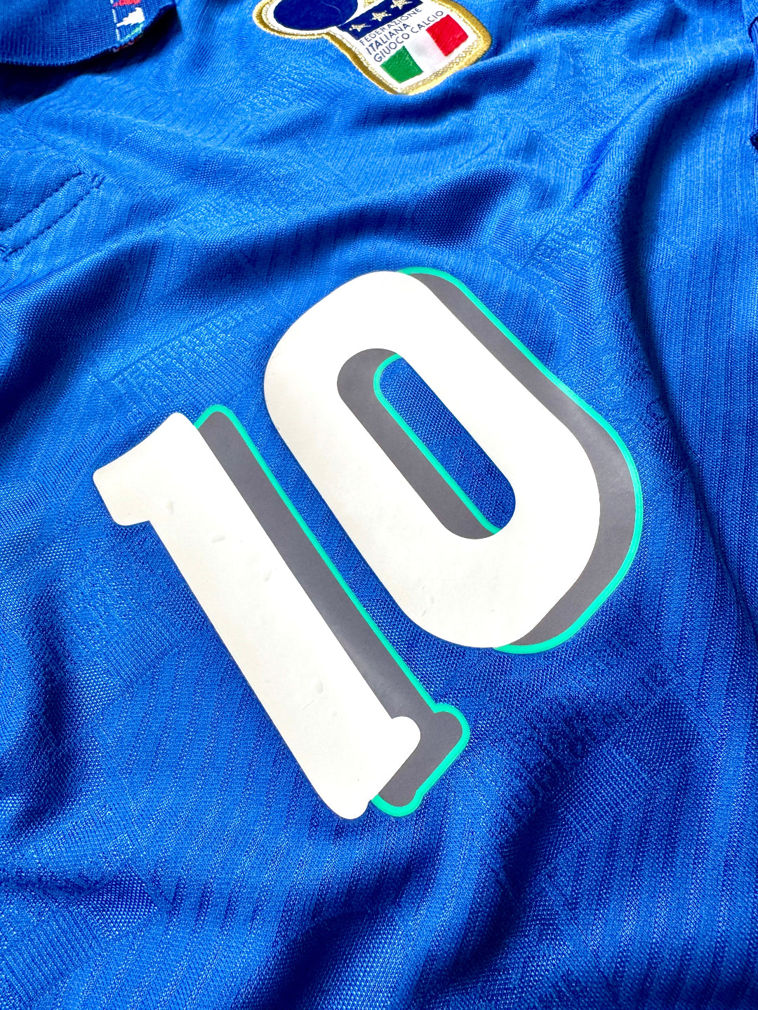 Jersey Retro Italia 1994 Local Baggio Manga larga