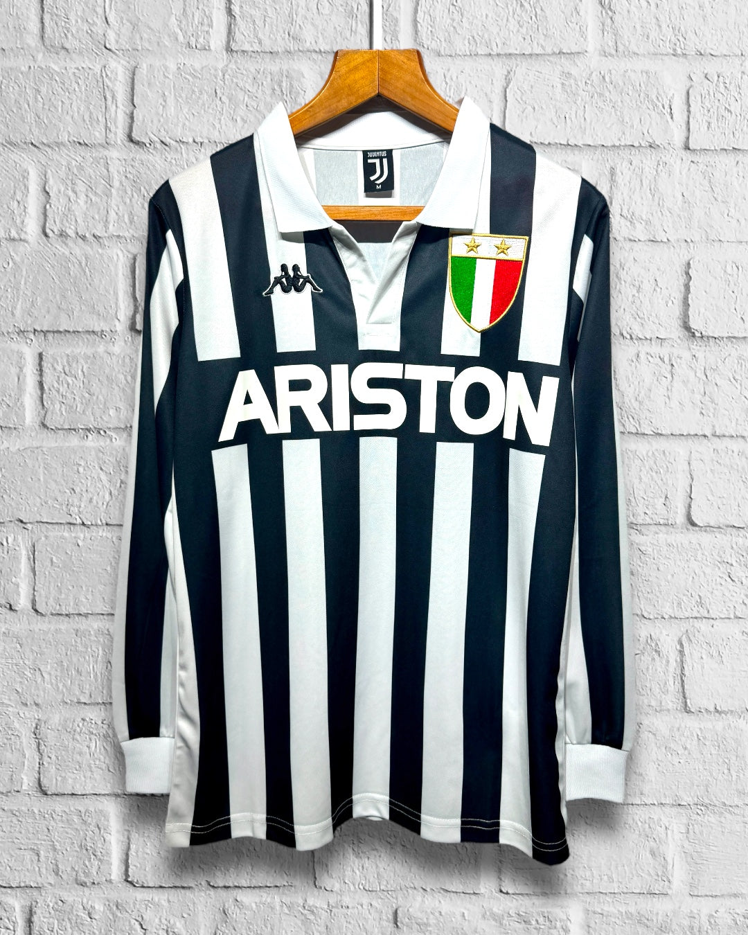 Jersey Retro Juventus 1984 1985 Local Manga Larga