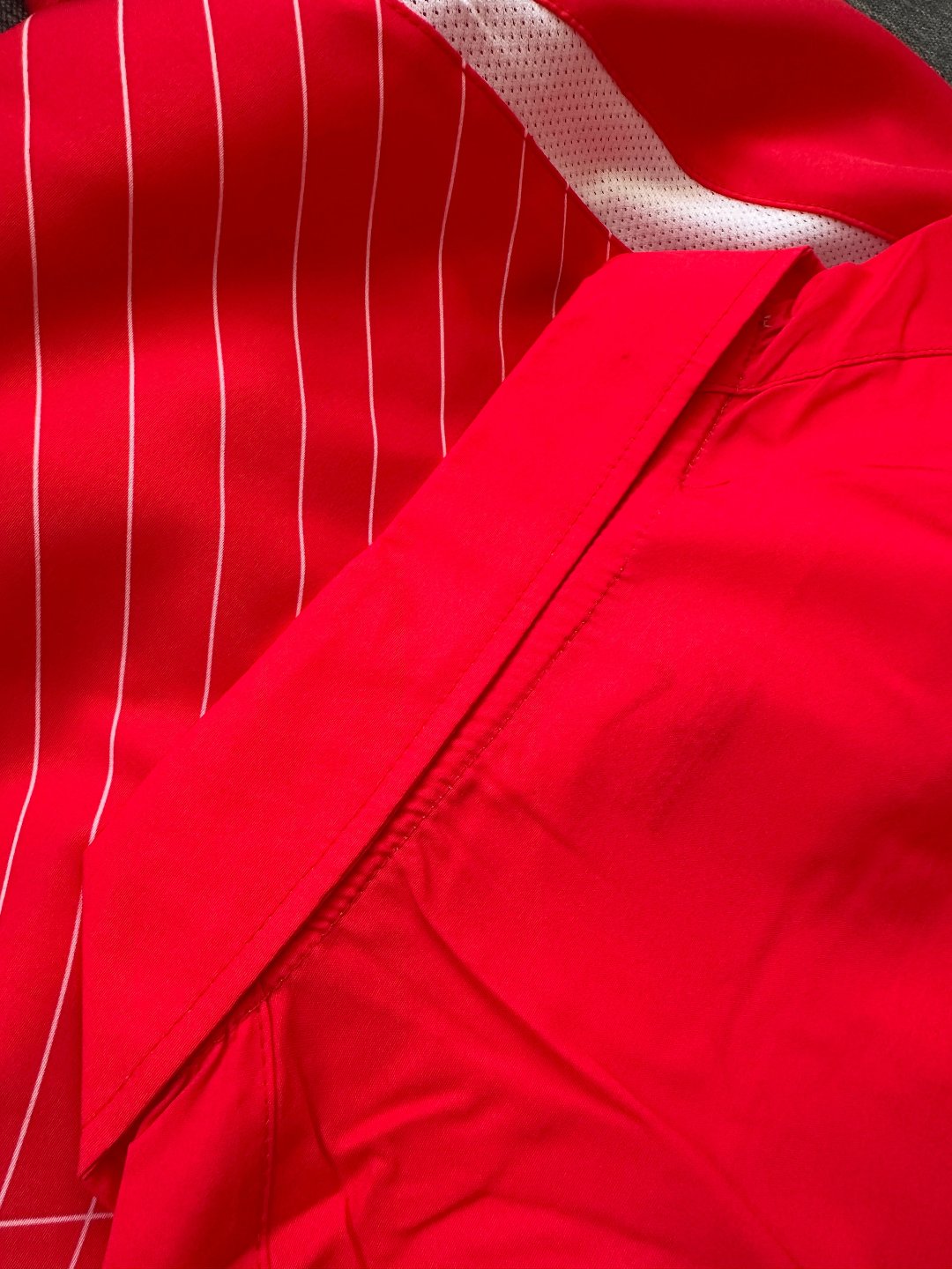 Jersey Retro Korea del Sur Local detalle cuello