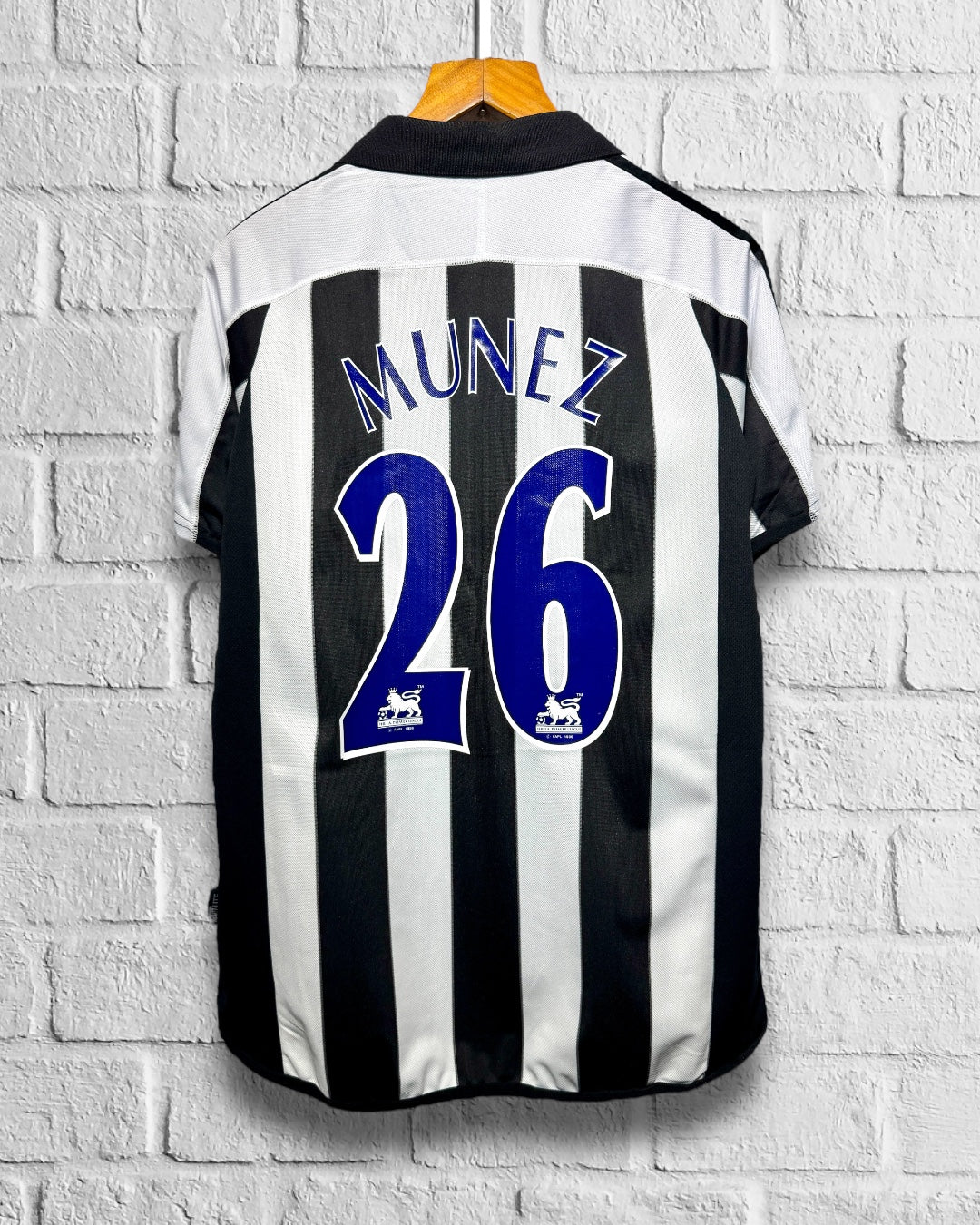 Jersey Retro Newcastle United 2003 2005 Local Muñez Película Gol