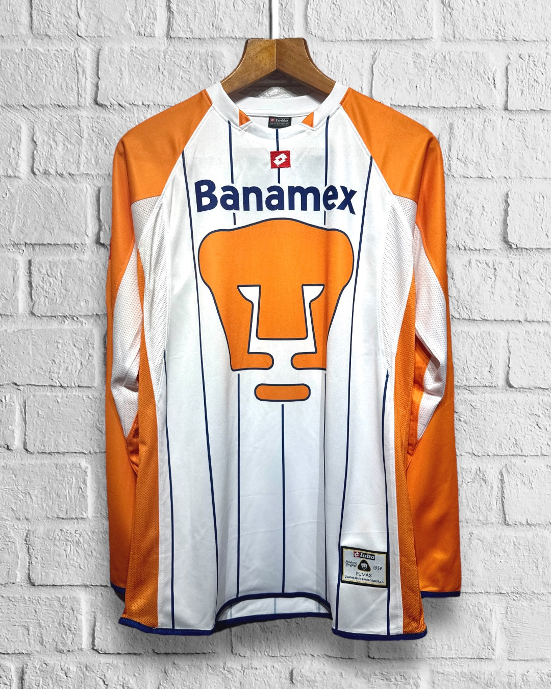 Jersey Retro Pumas 2004 Vistante Manga Larga Bicampeón