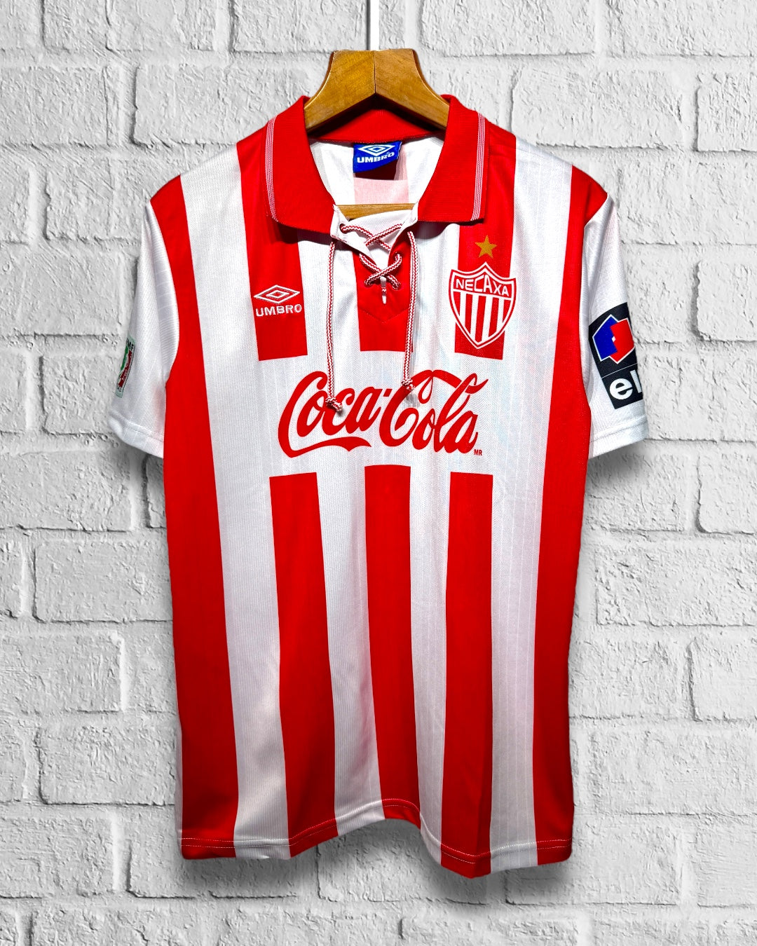 Jersey Retro Rayos del Necaxa 1995 1996 Local