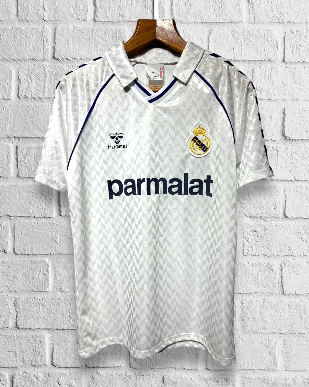 Jersey Retro Real Madrid 1986 1987 1988 Local Hugol