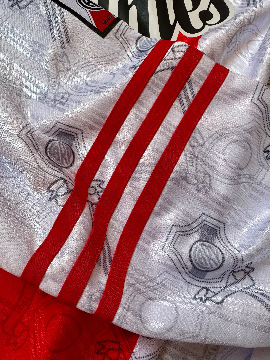 Jersey Retro River Plate 1996 1997 Local Manga Larga