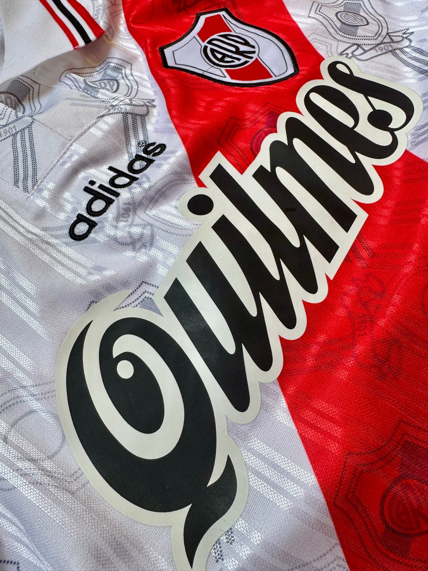Jersey Retro River Plate 1996 1997 Local Manga Larga