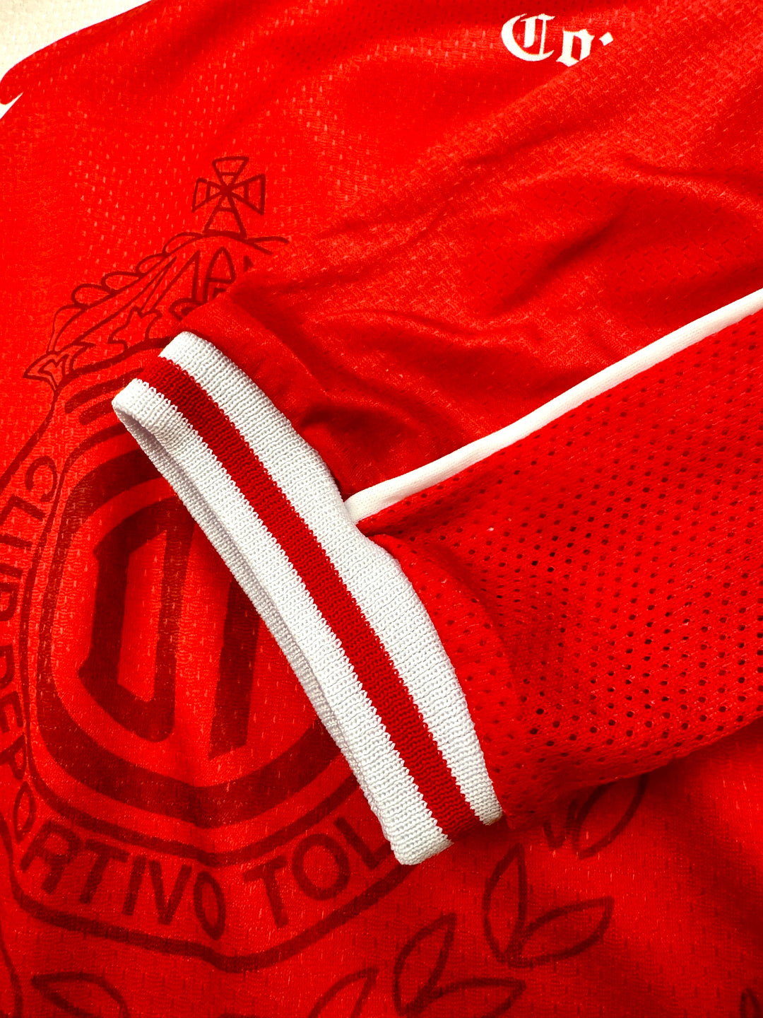 Jersey Retro Toluca 1998 1999 Local Manga Larga Jose Saturnino Cardozo