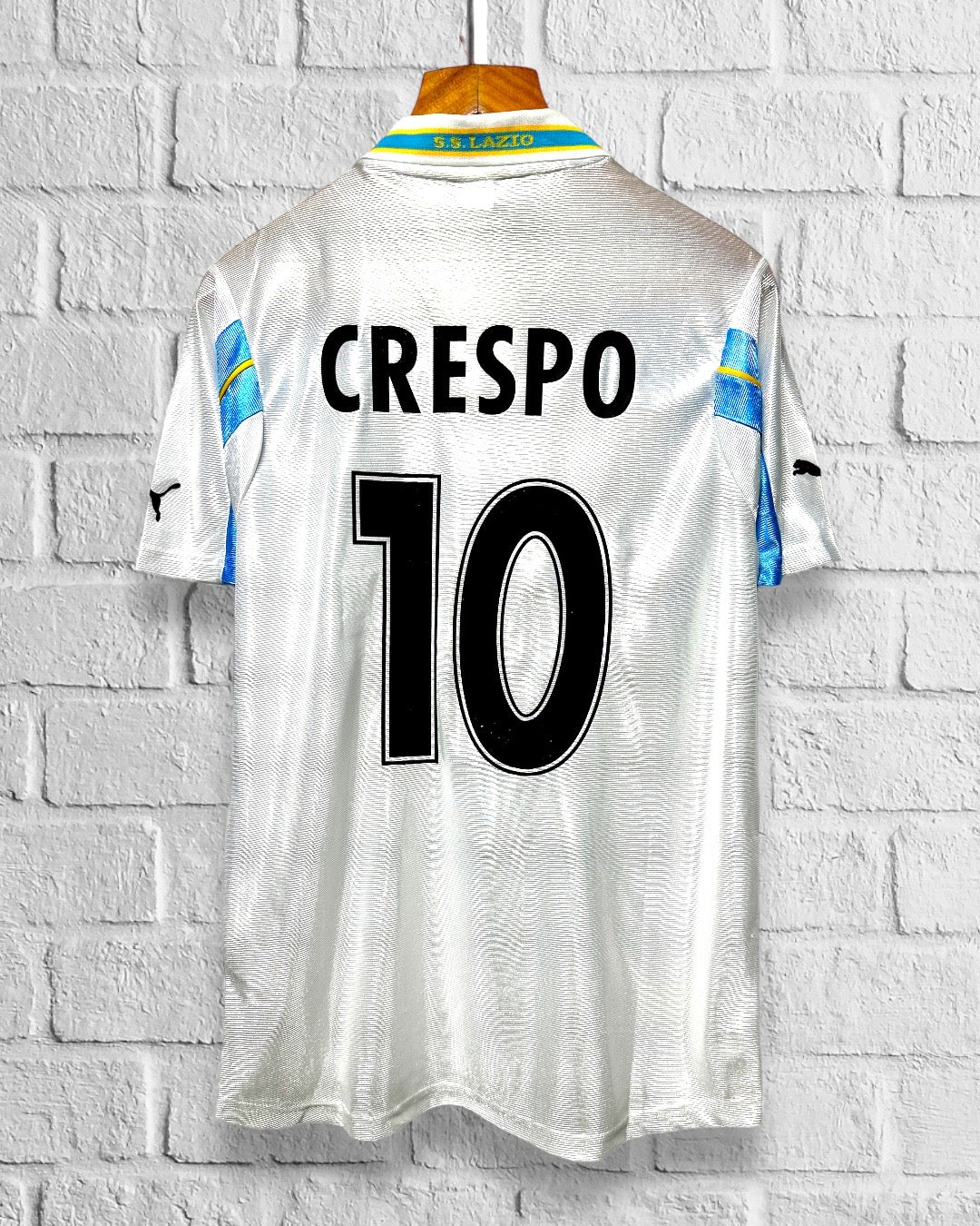 Jersey Retro Lazio 2000 2001 Visita Crespo dorsal
