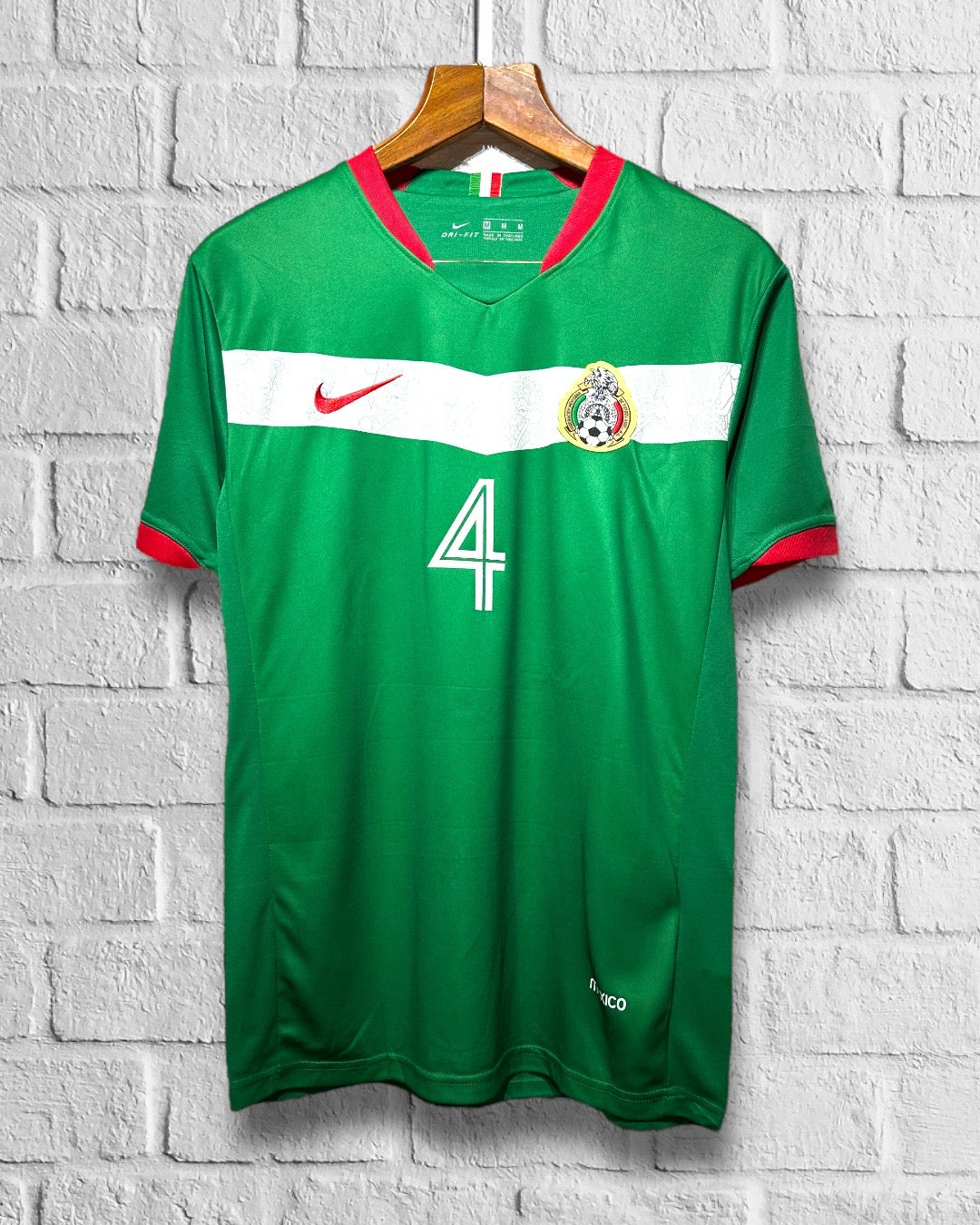 Jersey Retro México Copa Mundial 2006 Local Marquez