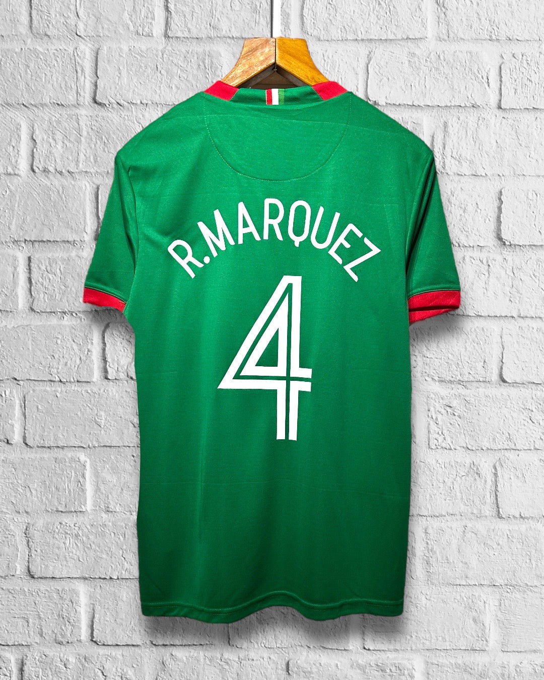 Jersey Retro México Copa Mundial 2006 Local Marquez dorsal