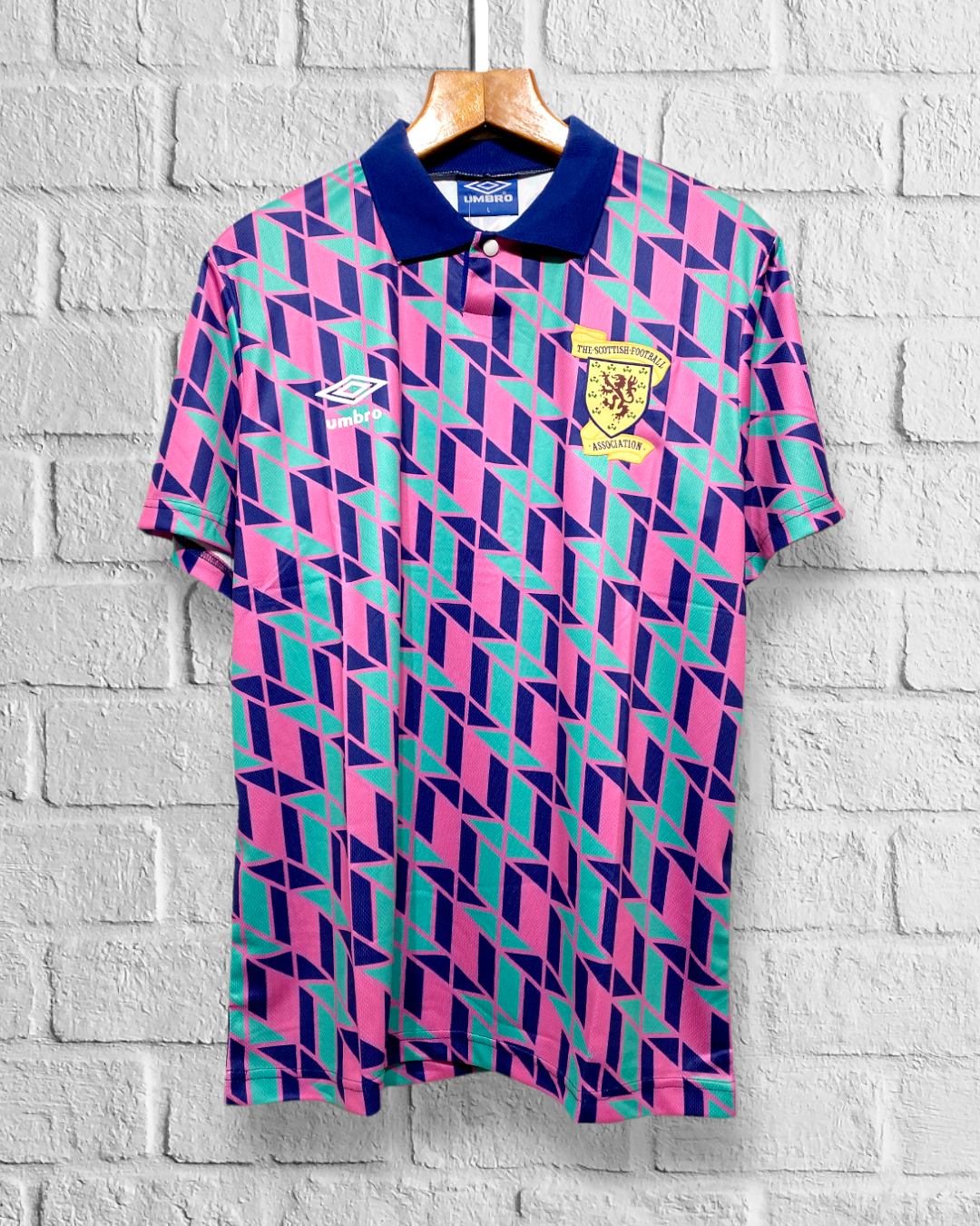Jersey Retro Escocia 1989 Rosa