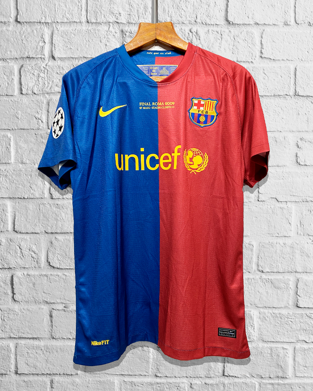 Jersey Retro Barcelona 2008 2009 Final Champions League