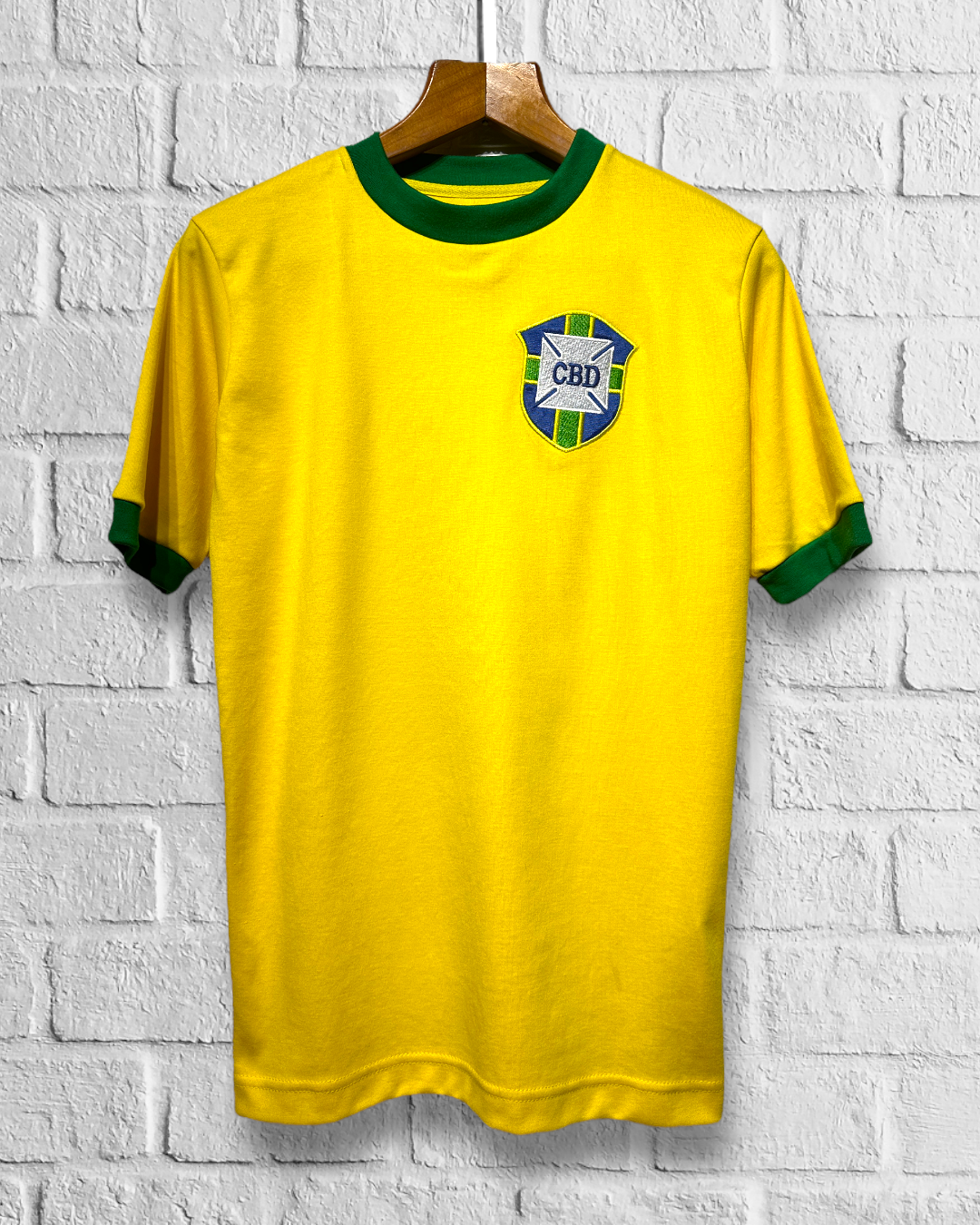 Jersey Retro Brasil 1970 Local Pelé