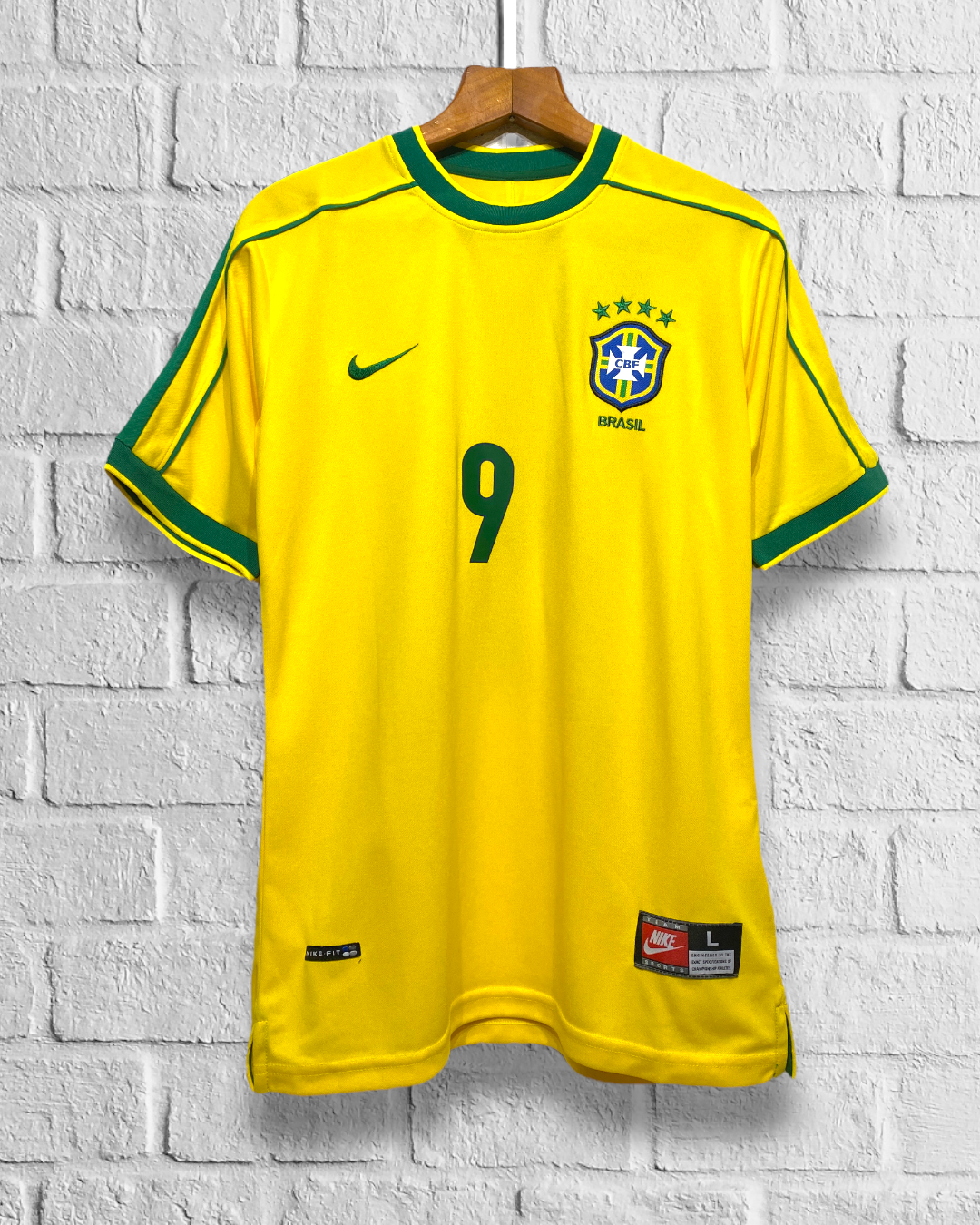 Jersey Retro Brasil 1998 Local Ronaldo