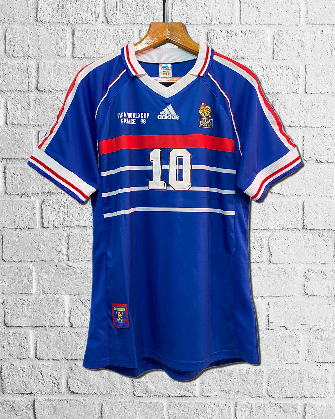 Jersey Retro Francia 1998 Local Zidane
