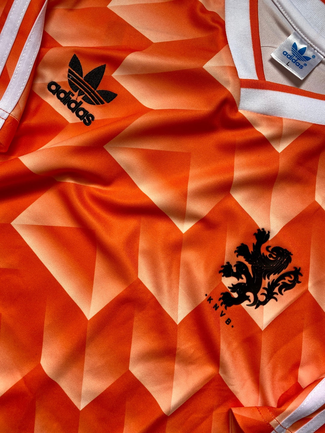Jersey Retro Holanda 1988 Local Gullit detalle