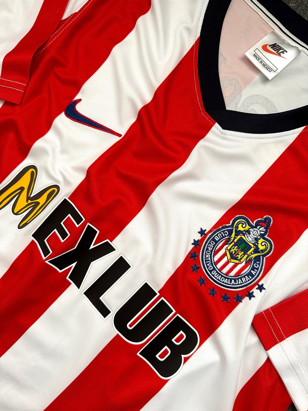 Jersey Retro Chivas Guadalajara 1997 Local detalle
