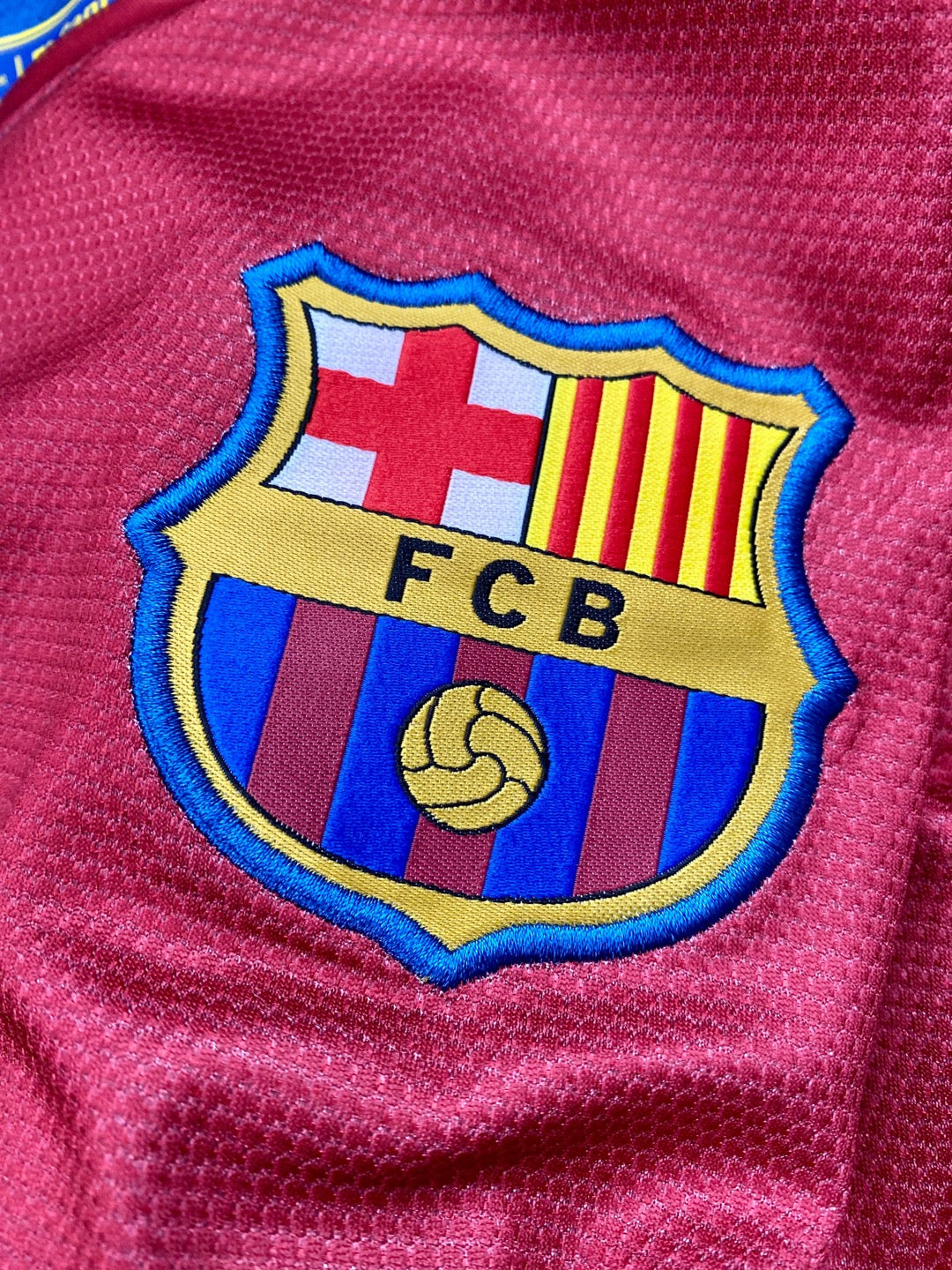Jersey Retro Barcelona 2008 2009 Final Champions League ESCUDO