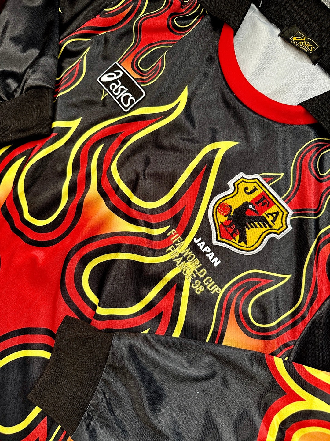 Jersey Retro Japon 1999 Portero Manga Larga detalle
