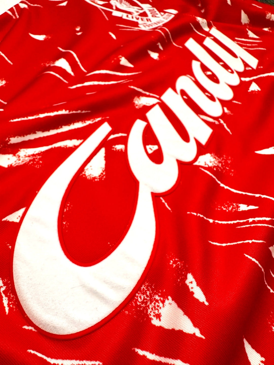 Jersey Retro Liverpool 1990 Local Candy sponsor