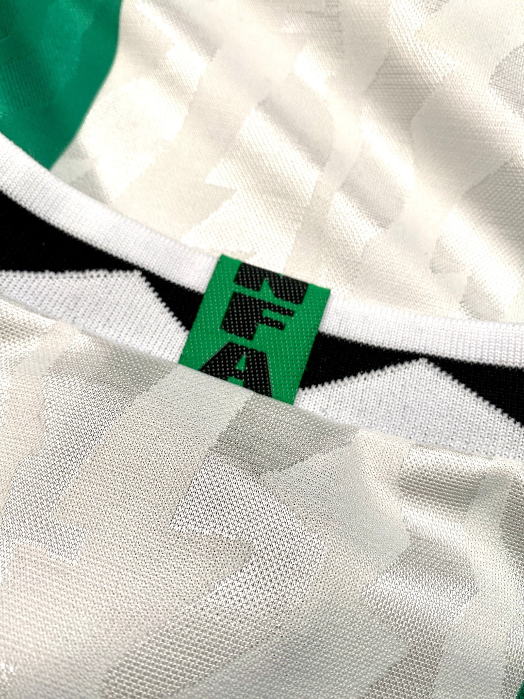 Jersey Retro Nigeria 1996 Local Juegos Olímpicos cuello